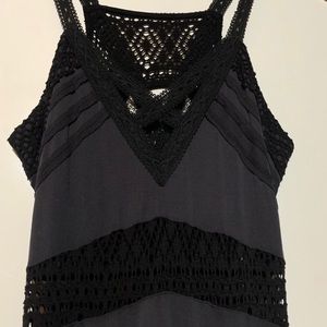 Free People black and gray knit accented Dress